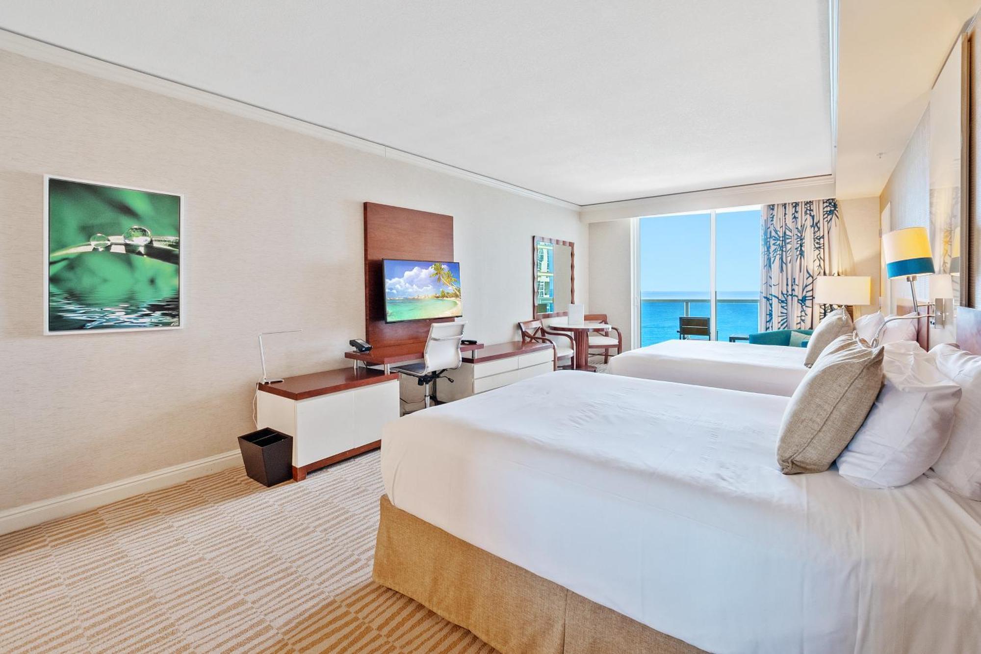 Trump International Deluxe 2 Queen Bed Ocean Front Sunny Isles Beach Zewnętrze zdjęcie