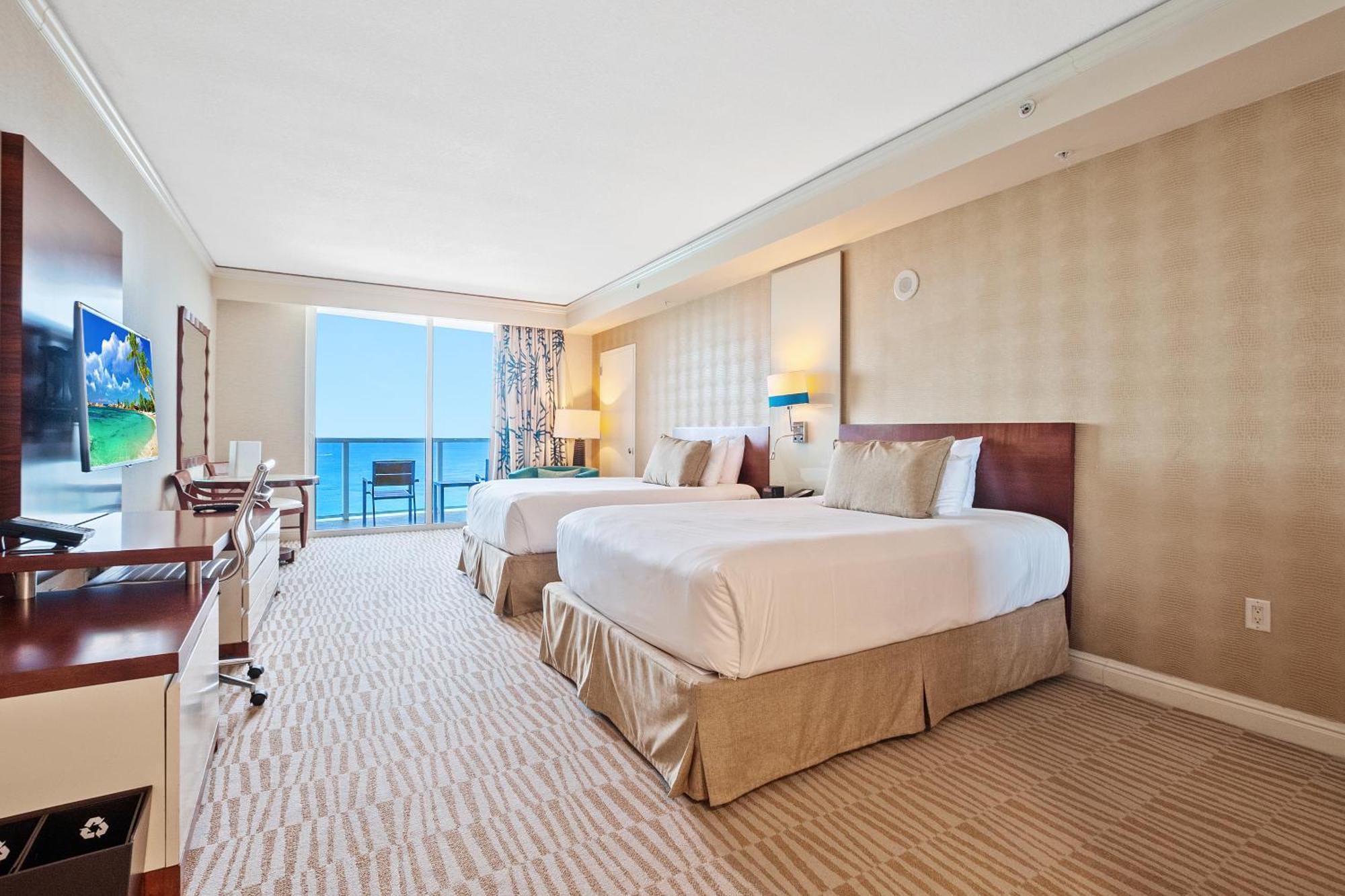 Trump International Deluxe 2 Queen Bed Ocean Front Sunny Isles Beach Zewnętrze zdjęcie